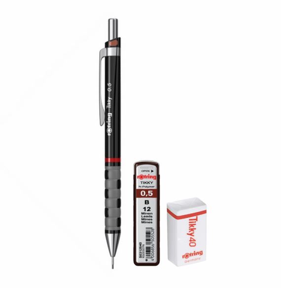 Set Rotring creion mecanic Tikky III Original - 0.5 mm